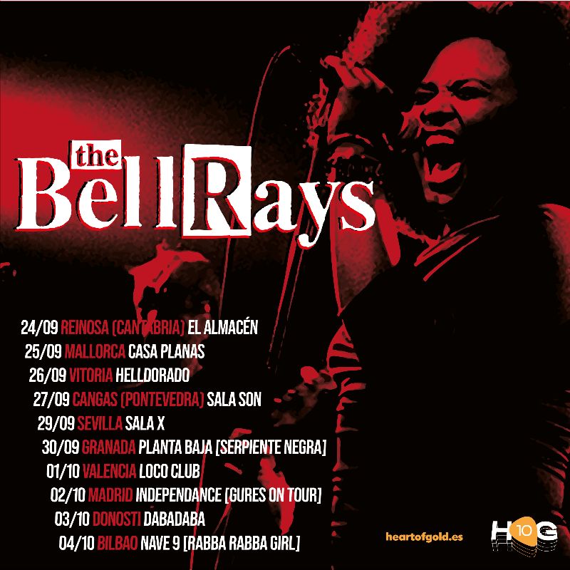 The BellRays nuevas fechas confirmadas en septiembre y octubre