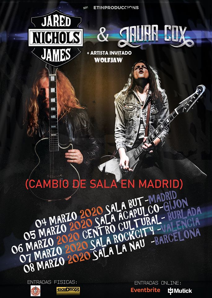 Empieza la gira española de JARED JAMES NICHOLS & LAURA COX