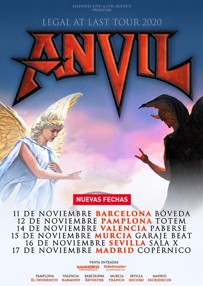 ANVIL ya tiene nuevas fechas para su “Legal At Last Tour”
