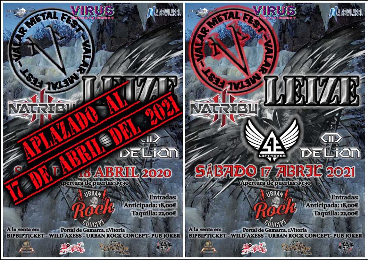Suspendida la edición de 2020 del Valar Metal Fest y aplazada a 2021