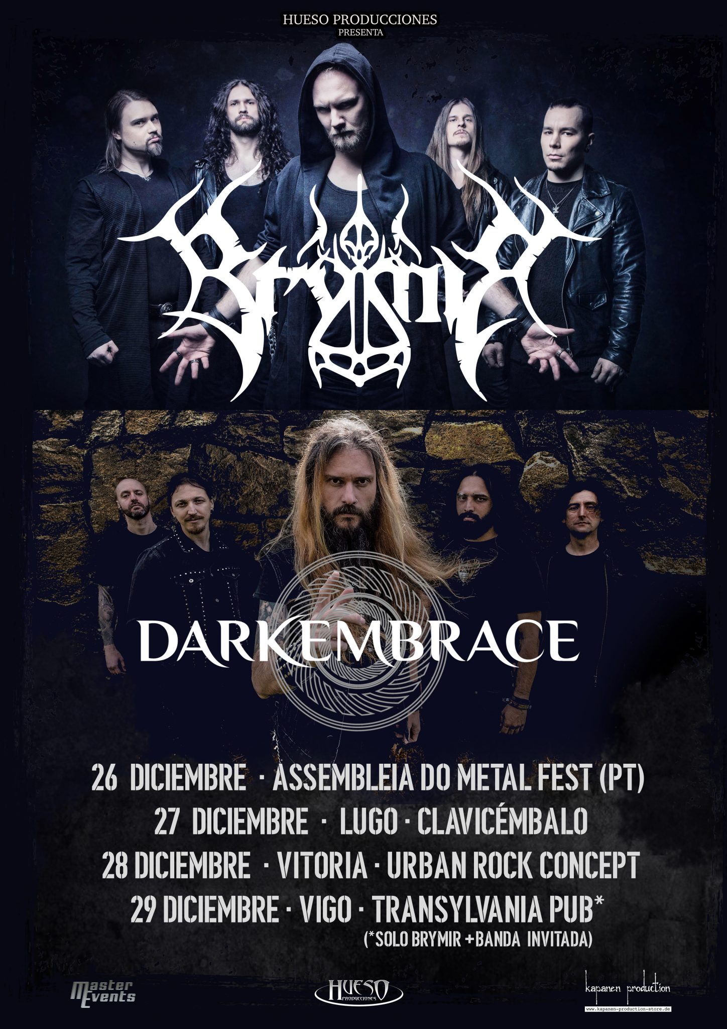 Brymir + Dark Embrace de gira por España en diciembre