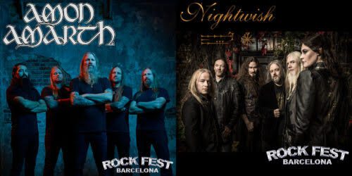 NIGHTWISH y AMON AMARTH reprogramados a la edición de 2021 del Rock Fest Barcelona