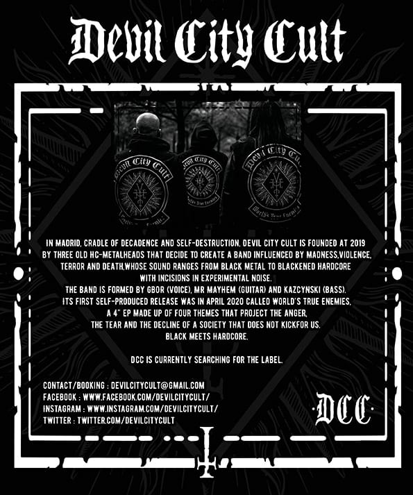 Devil City Cult presentan el videoclip de «The death and the knife»