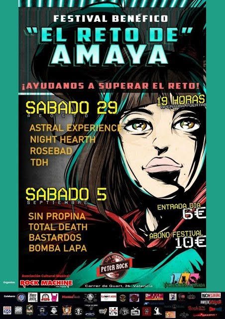 Festival Benéfico «El Reto de Amaya» – Edición Valencia