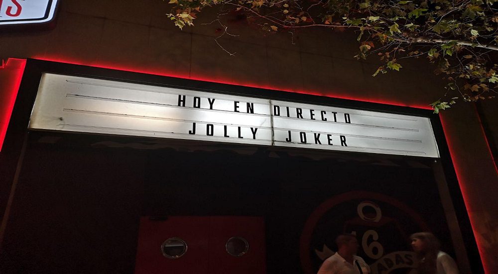 Concierto de Jolly Joker en Valencia – Sala 16 Toneladas – 3/7/2020