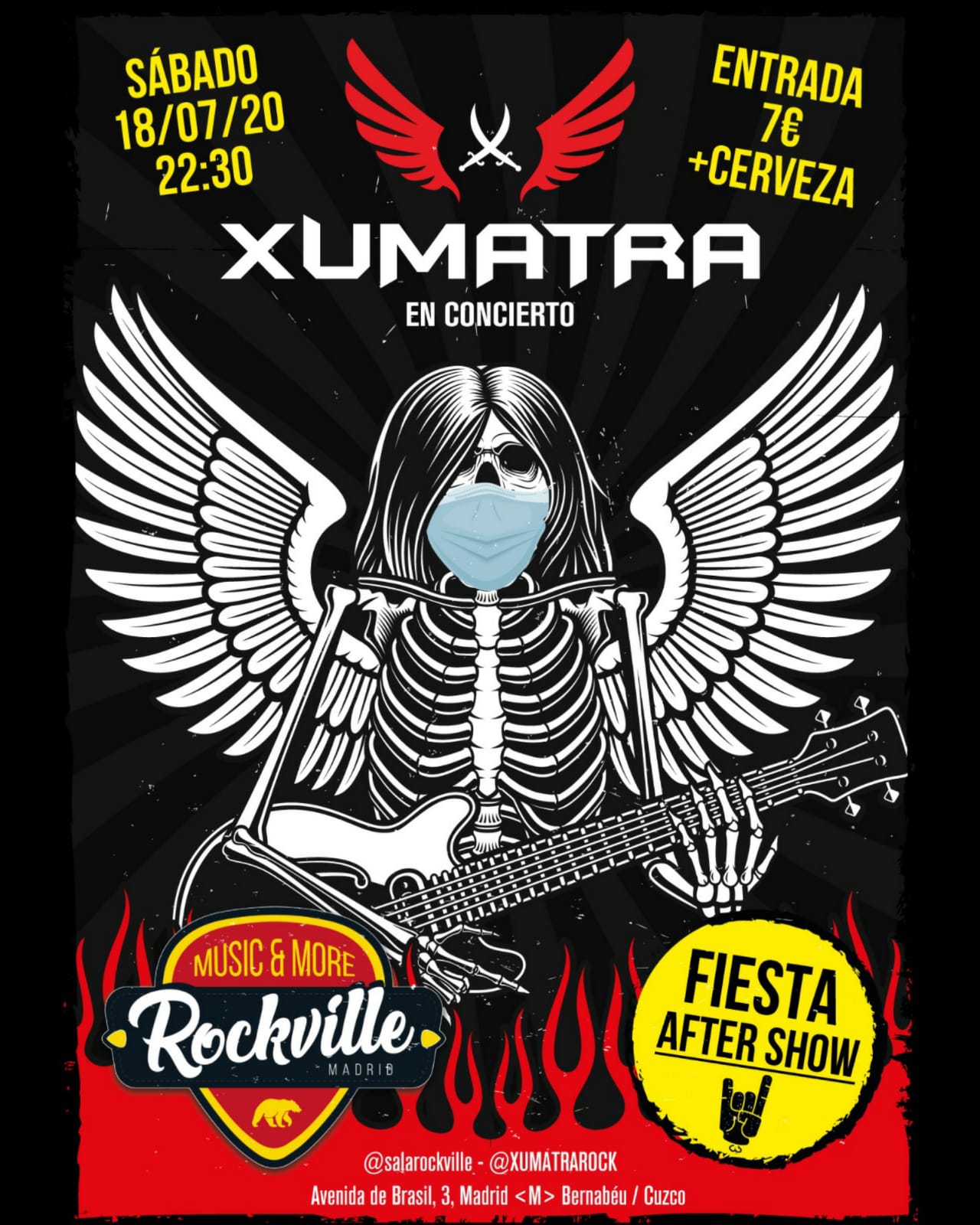 Concierto de Xumatra en Madrid el próximo sábado