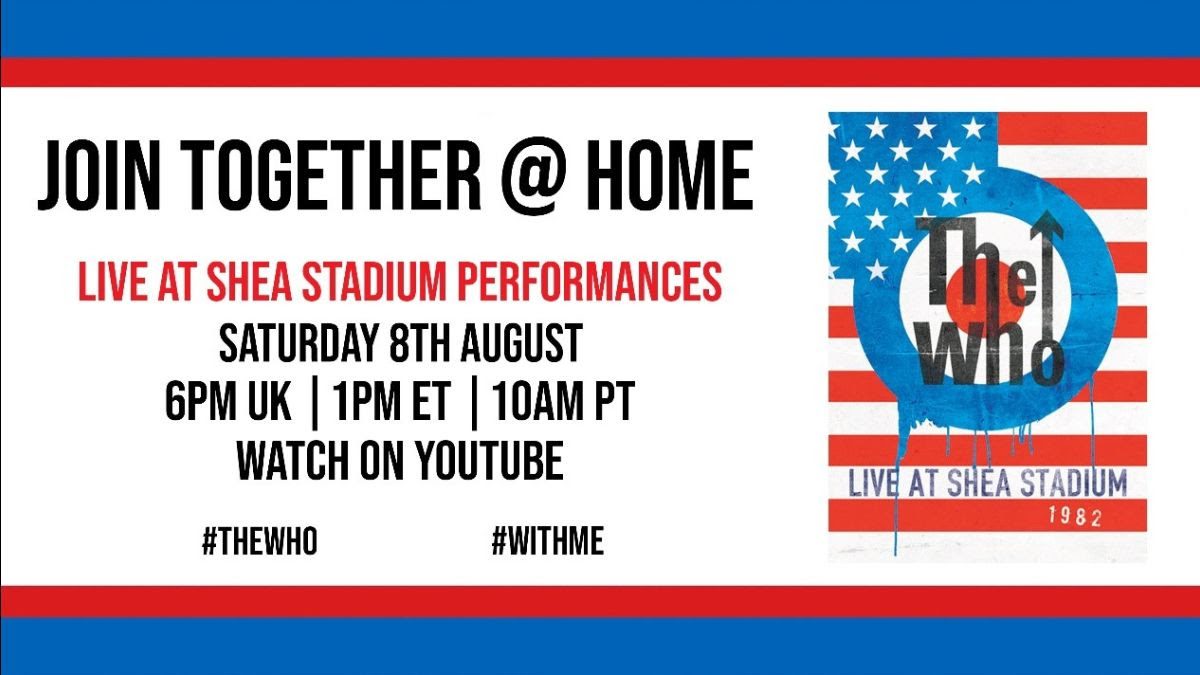 A series of special performances from The Who, streaming worldwide exclusively on YouTube.
