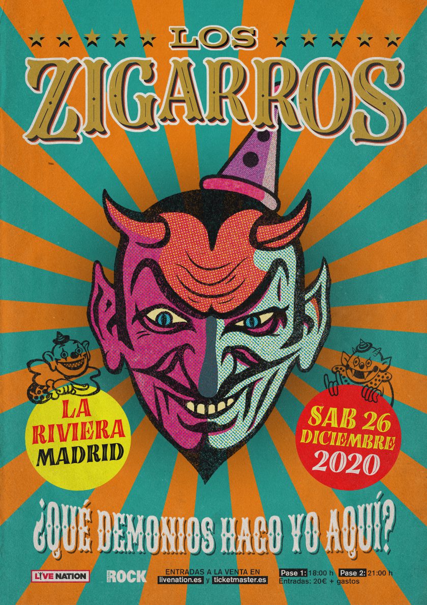 Los Zigarros anuncian un concierto en Madrid el próximo 26 de diciembre