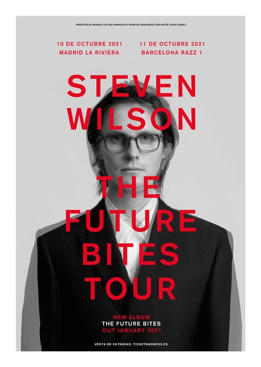 Steven Wilson en Madrid y Barcelona en diciembre de 2021