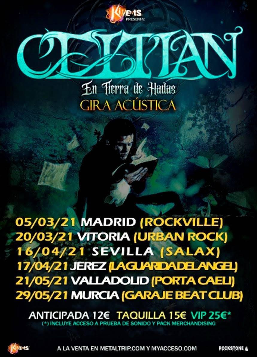 Nuevas fechas y cambios en la gira de Celtian