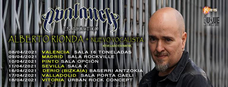 Alberto Rionda y el nuevo vocalista de AVALANCH inician gira presentación en acústico