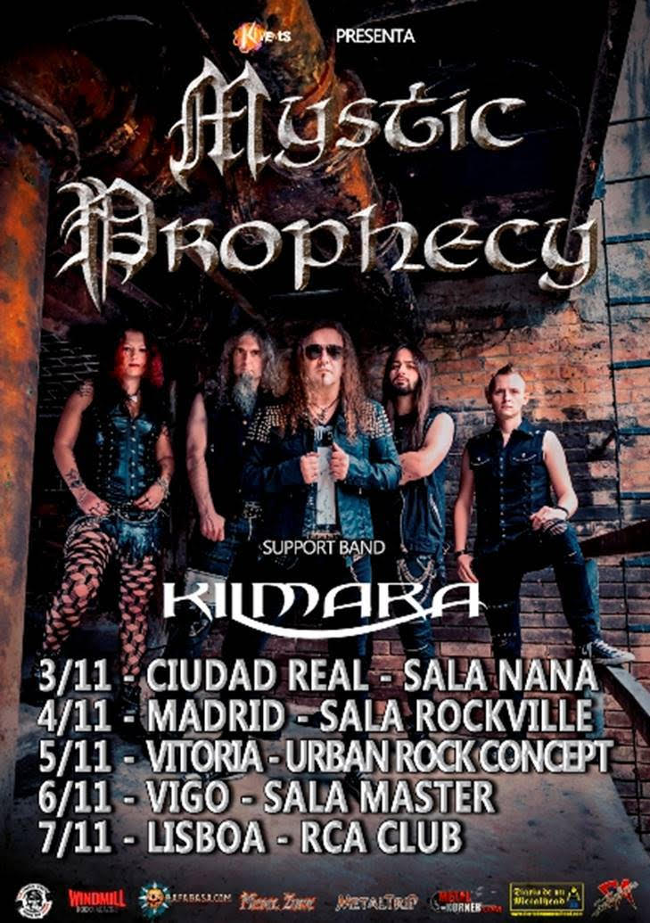 Mystic Prophecy de gira por España en noviembre