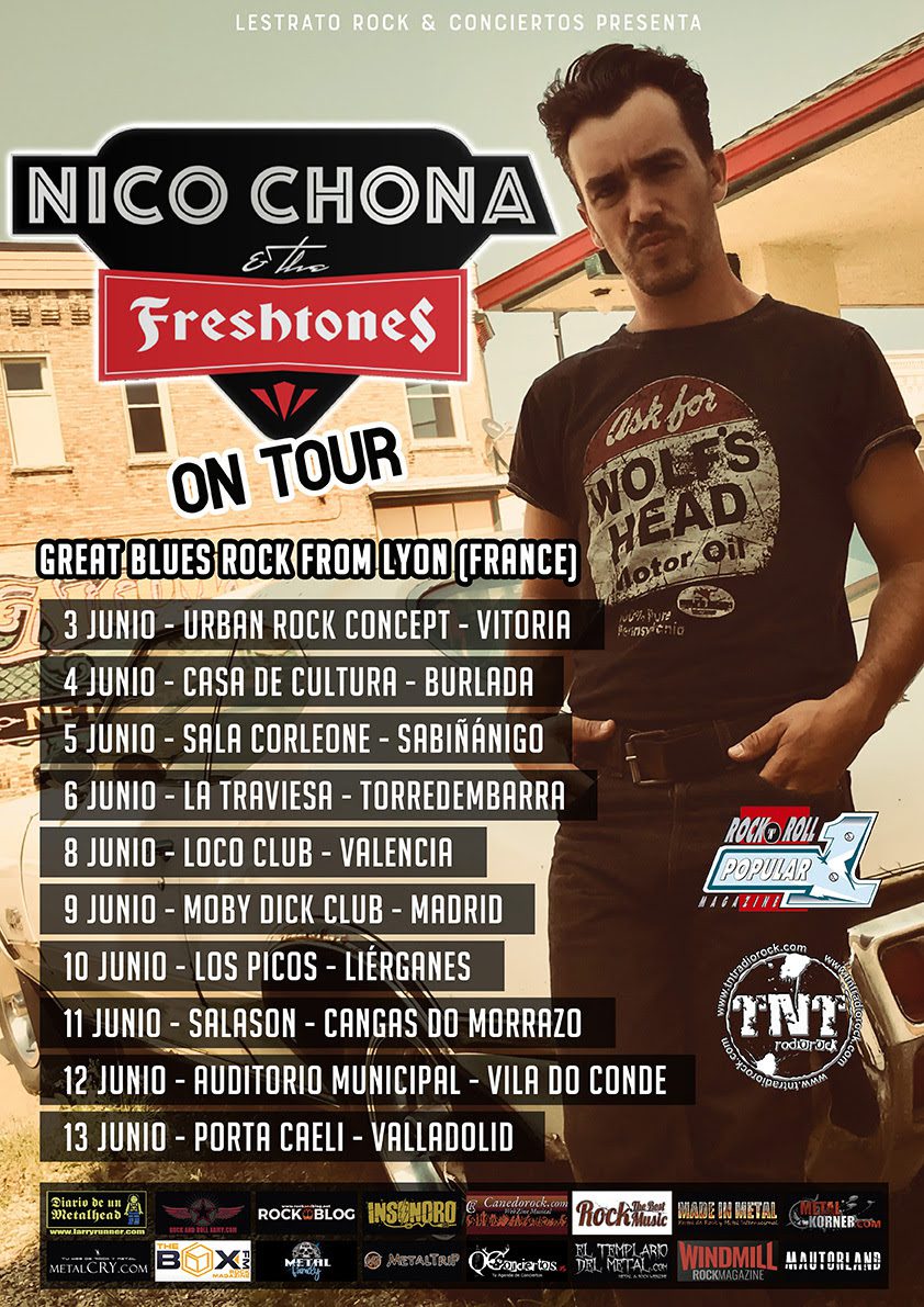NICO CHONA & THE FRESHTONES completan su gira con su actuación en Vila do Conde