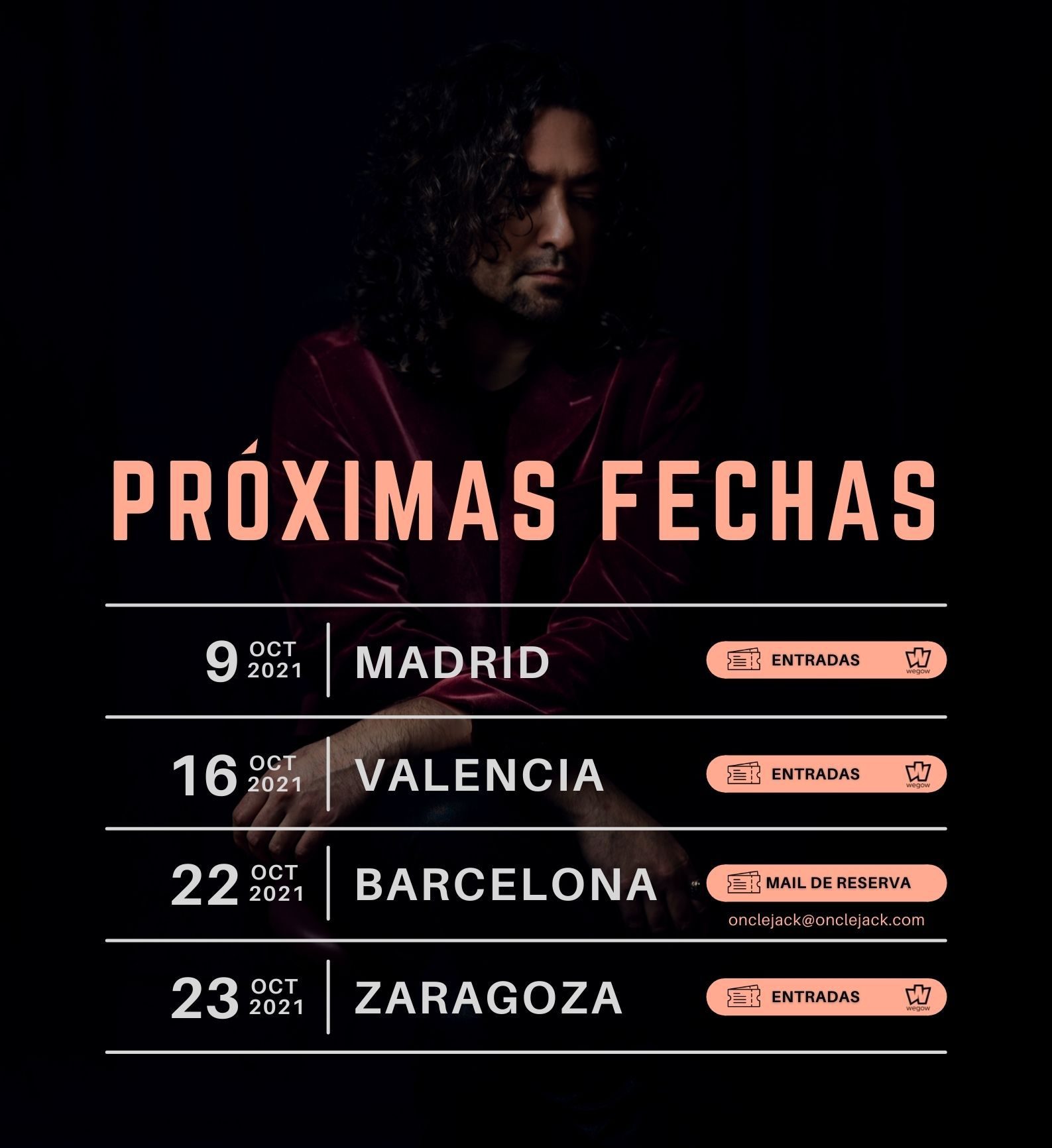 Nuevo single y fechas de la gira de Víctor Fraile