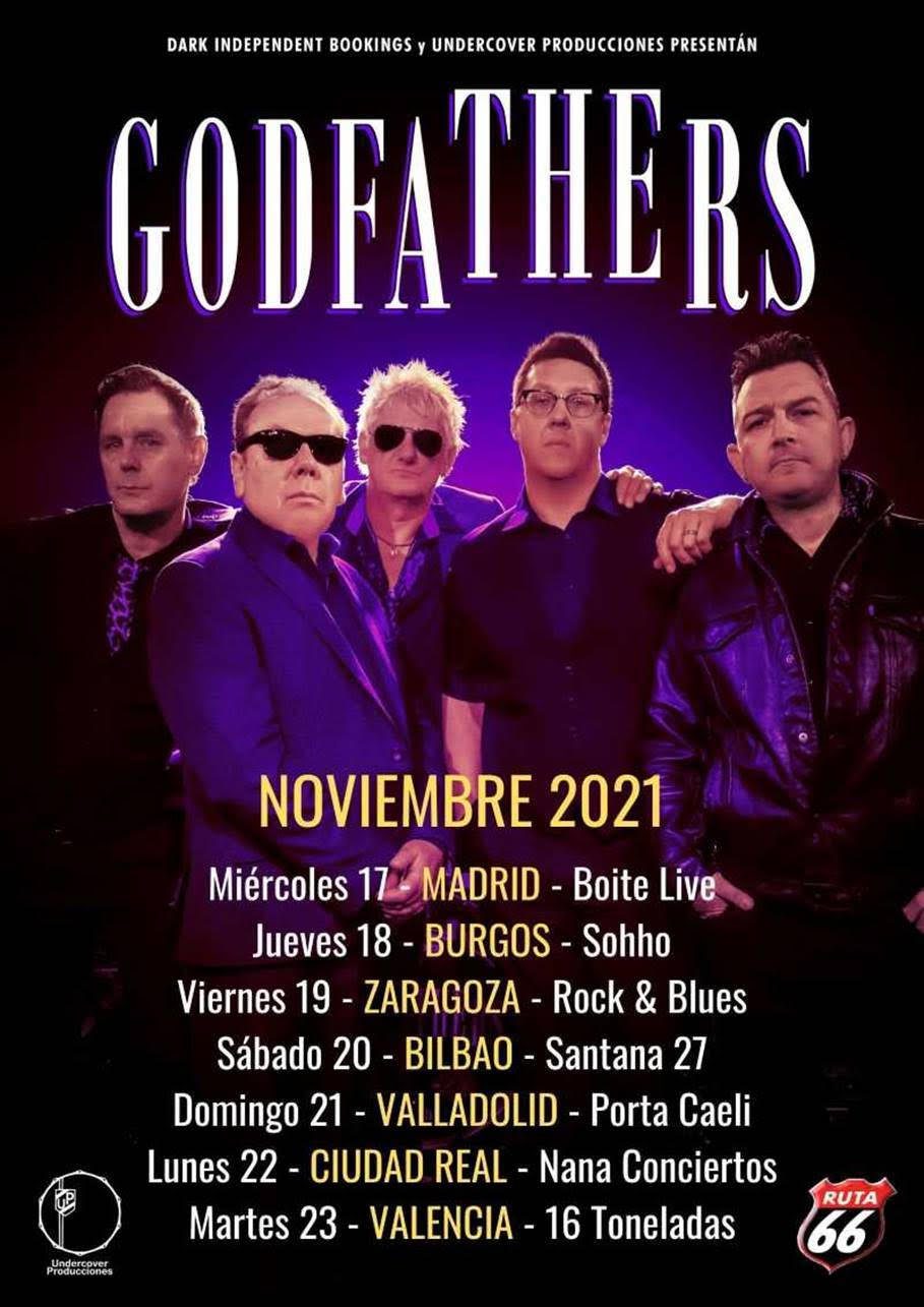 The Godfathers cambio de fechas y más conciertos