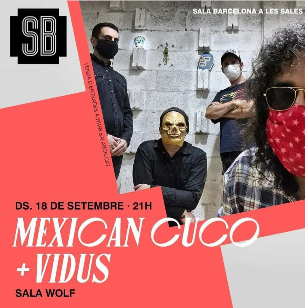 MEXICAN CUCO-Presentación en directo este sábado 18/09 Sala Wolf, Barcelona