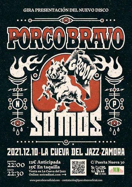 FHLIM-DOURO presenta su primer concierto con PORCO BRAVO