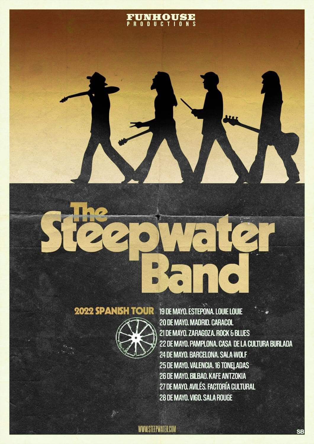 The Steepwater Band asolarán nuestro país en Mayo