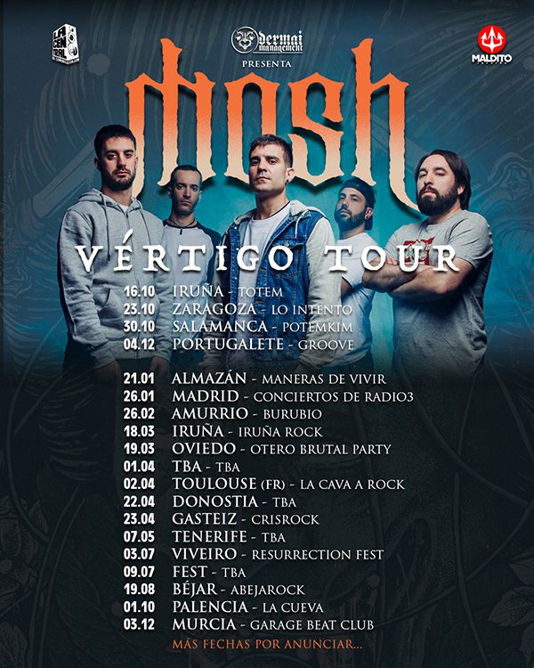 MOSH anuncia los próximos conciertos de su ‘Vértigo Tour’