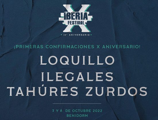 Primeras confirmaciones del X Aniversario Iberia Festival