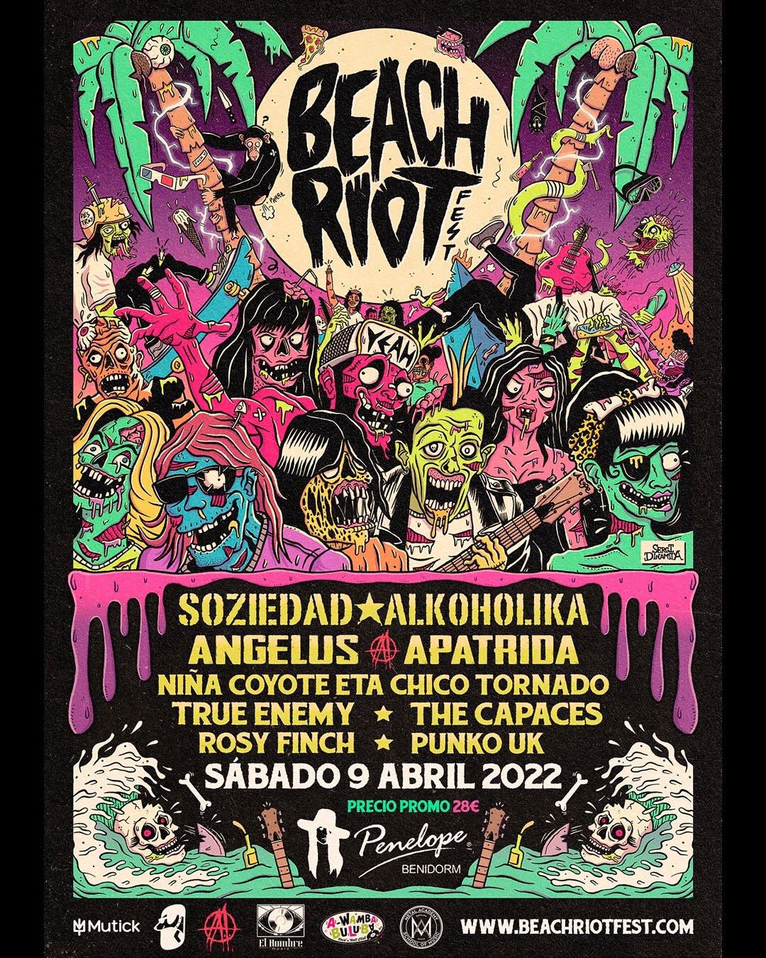 Beach Riot Fest: un nuevo festival de metal, punk y rock en Benidorm