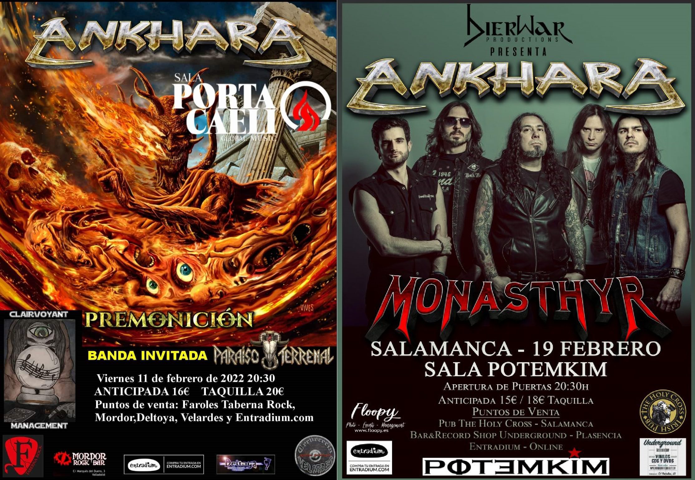 Ankhara – primeras fechas de su ‘Premonición Tour’