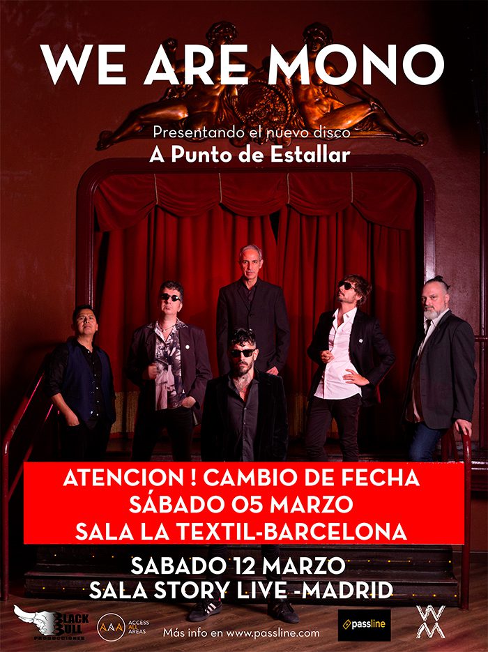 We Are Mono presentan «A Punto de Estallar» en Barcelona y Madrid