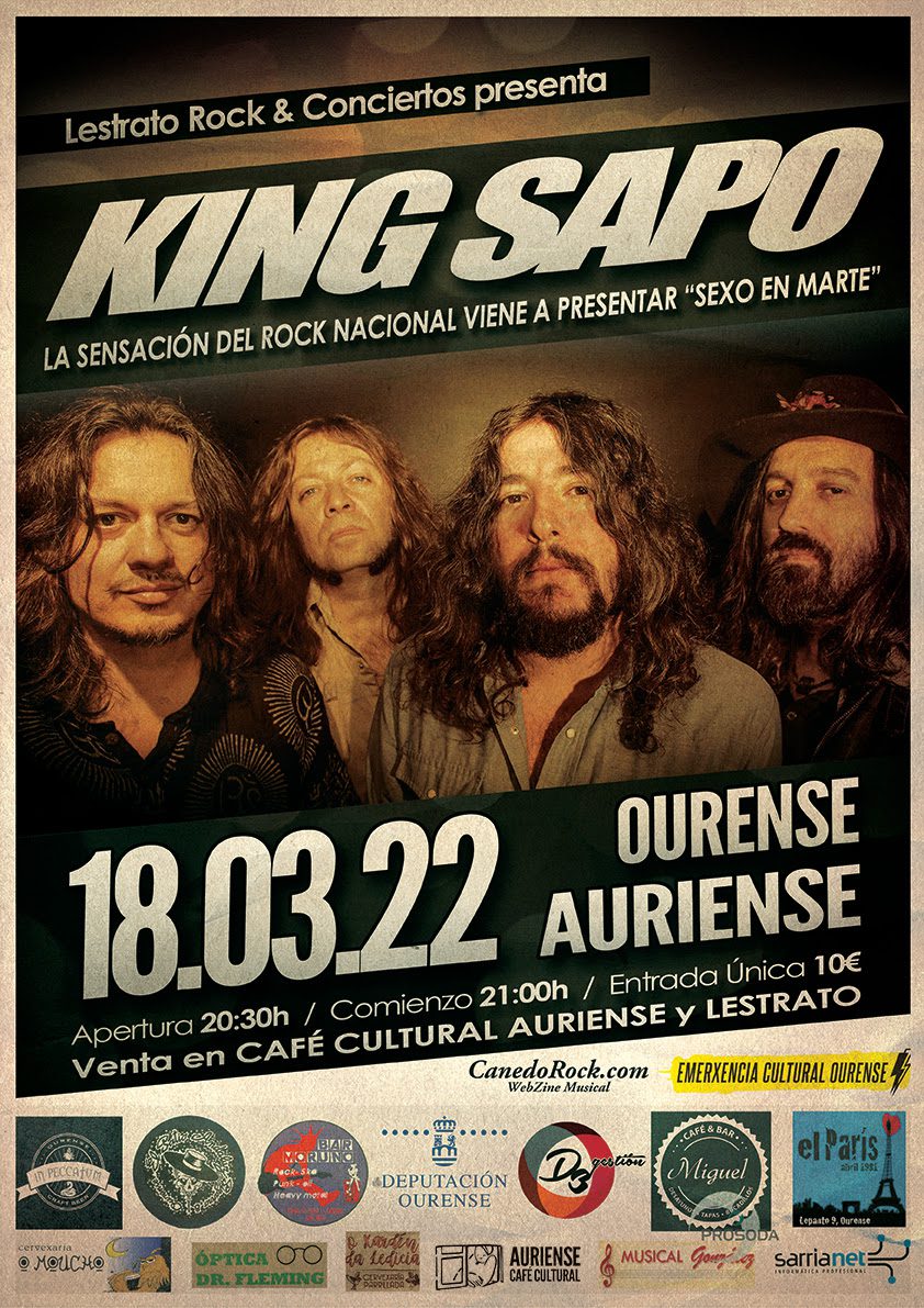 KING SAPO regresan a Galicia para presentar en directo su último álbum
