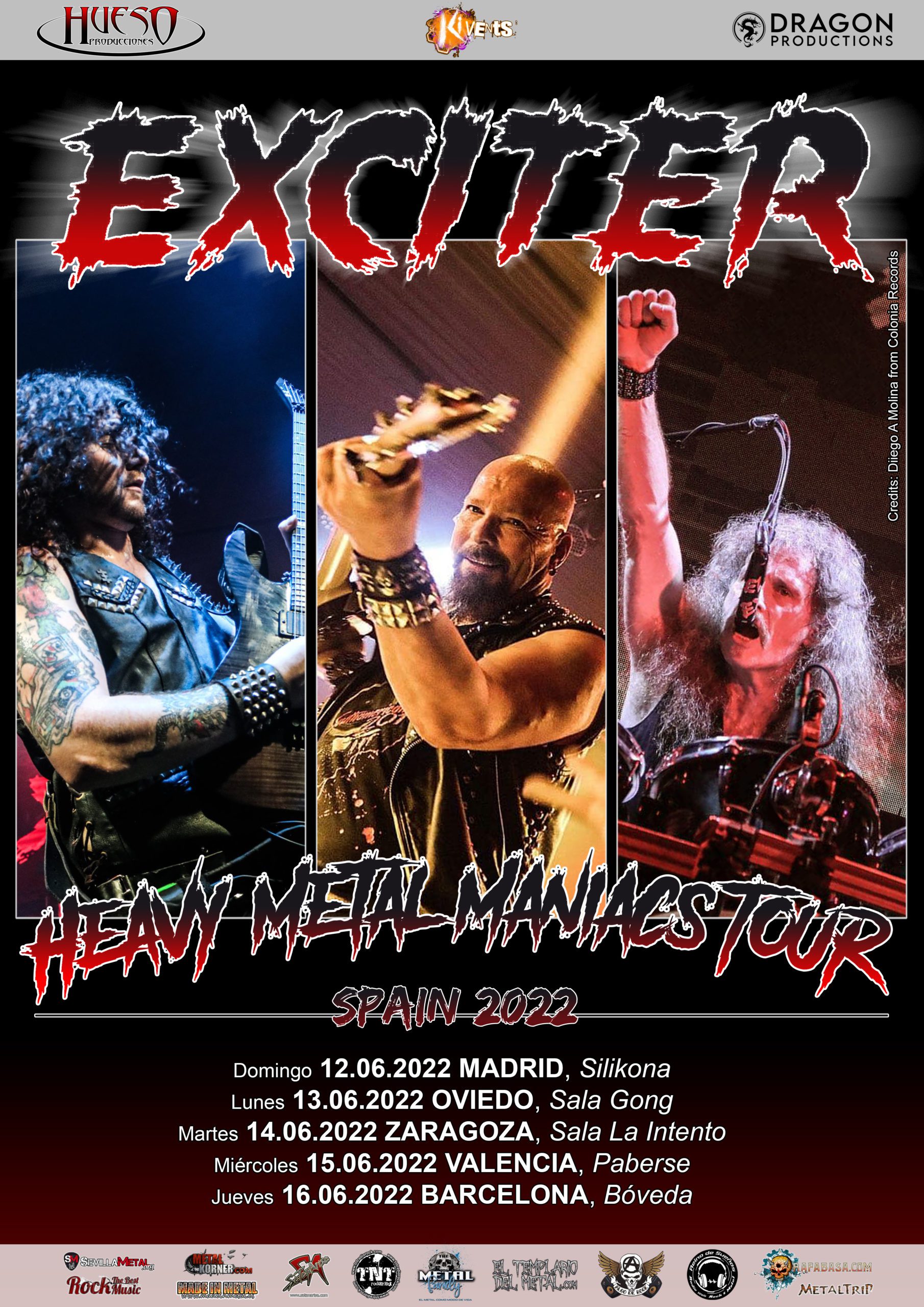 Exciter – «Heavy Metal Maniacs Tour Spain 2022»