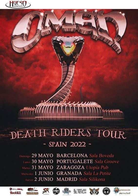 Confirmado el «Death Riders Tour Spain 2022» de Omen