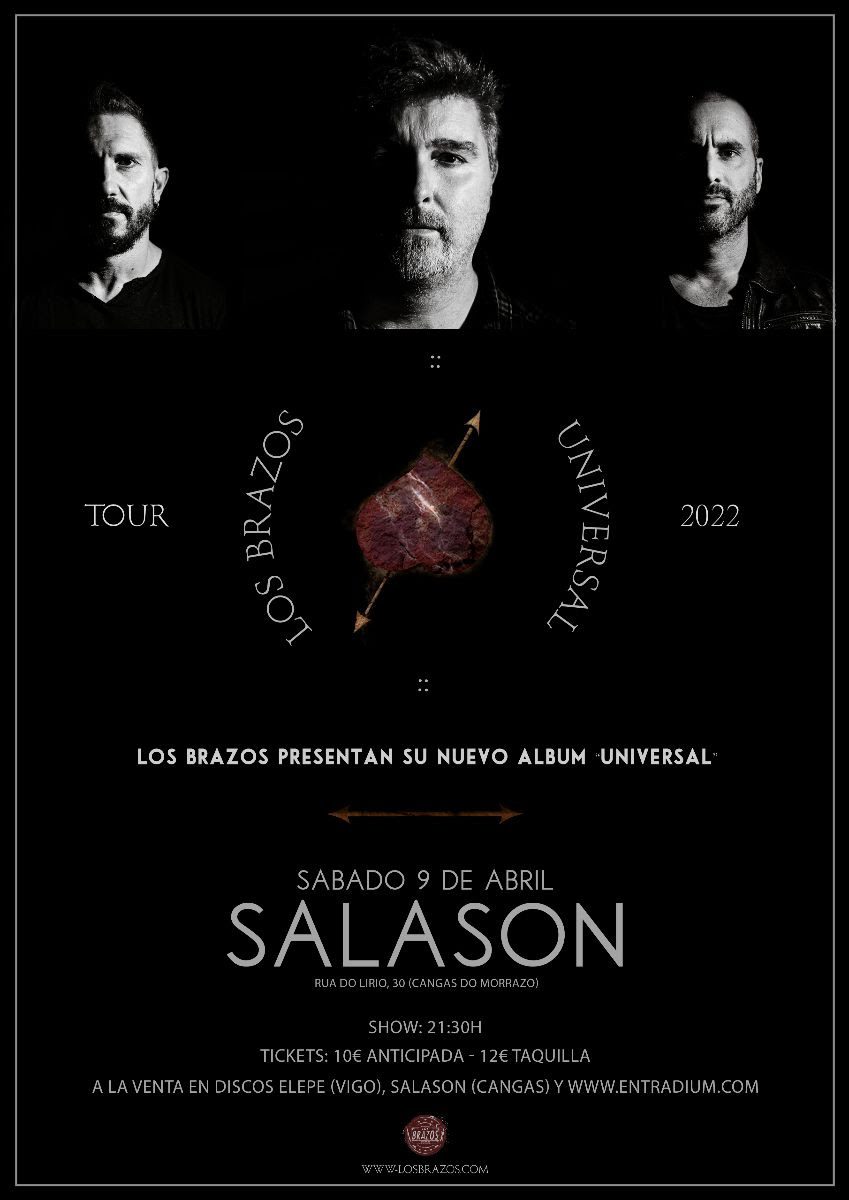 LOS BRAZOS vuelven a Salason para presentar su nuevo álbum «Universal»