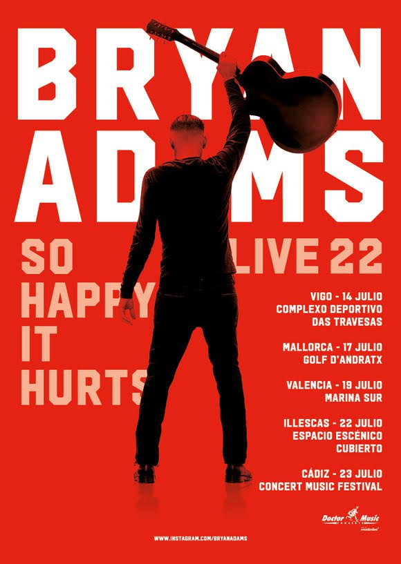 Bryan Adams vuelve a España este verano