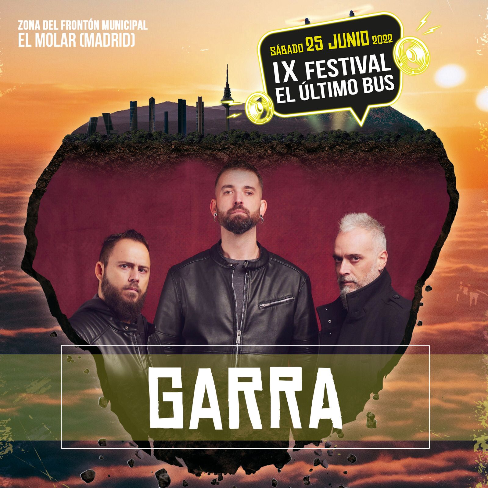 La banda GARRA gana el premio del público en la batalla de bandas de El Último Bus