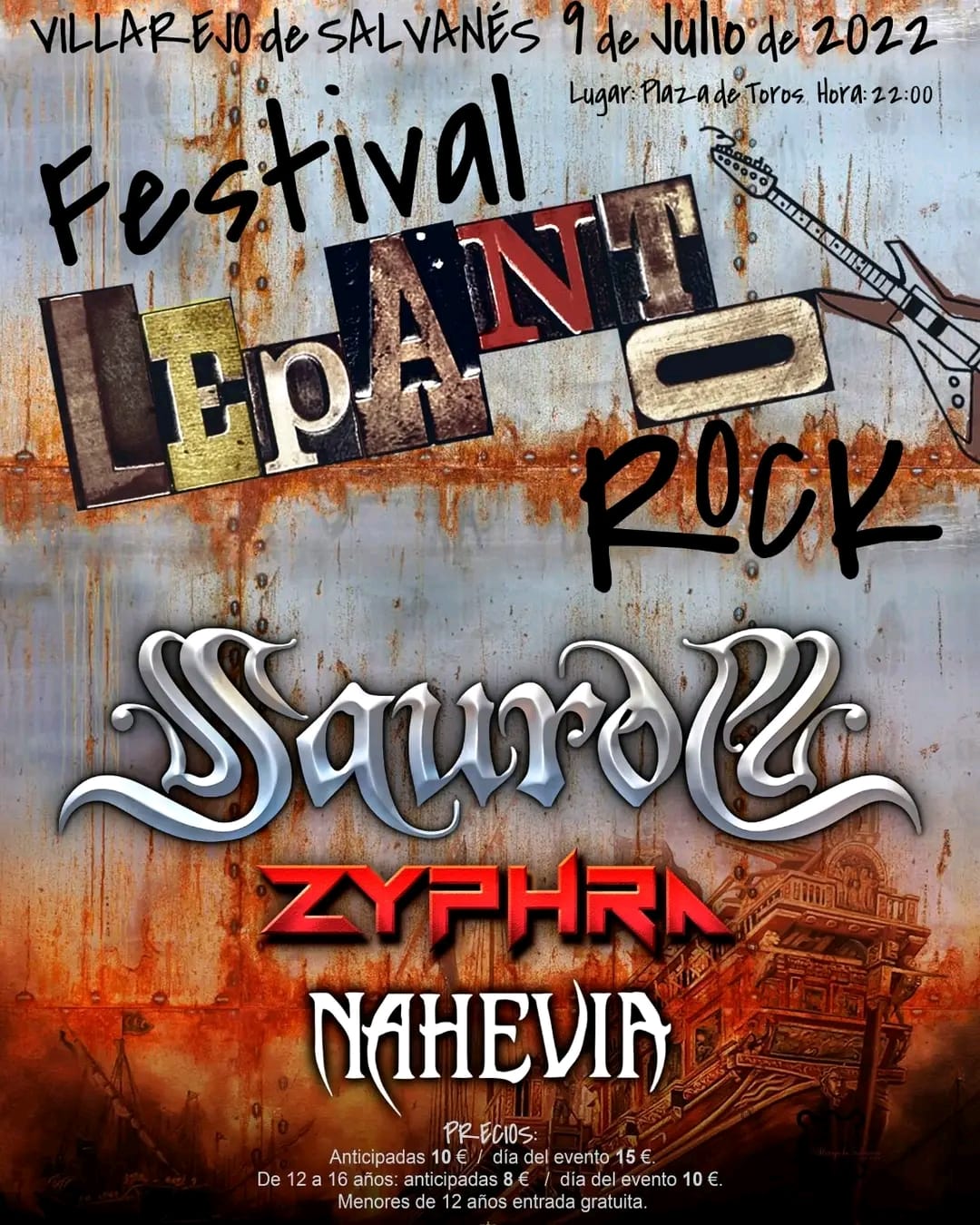 Festival Lepanto Rock en julio 2022