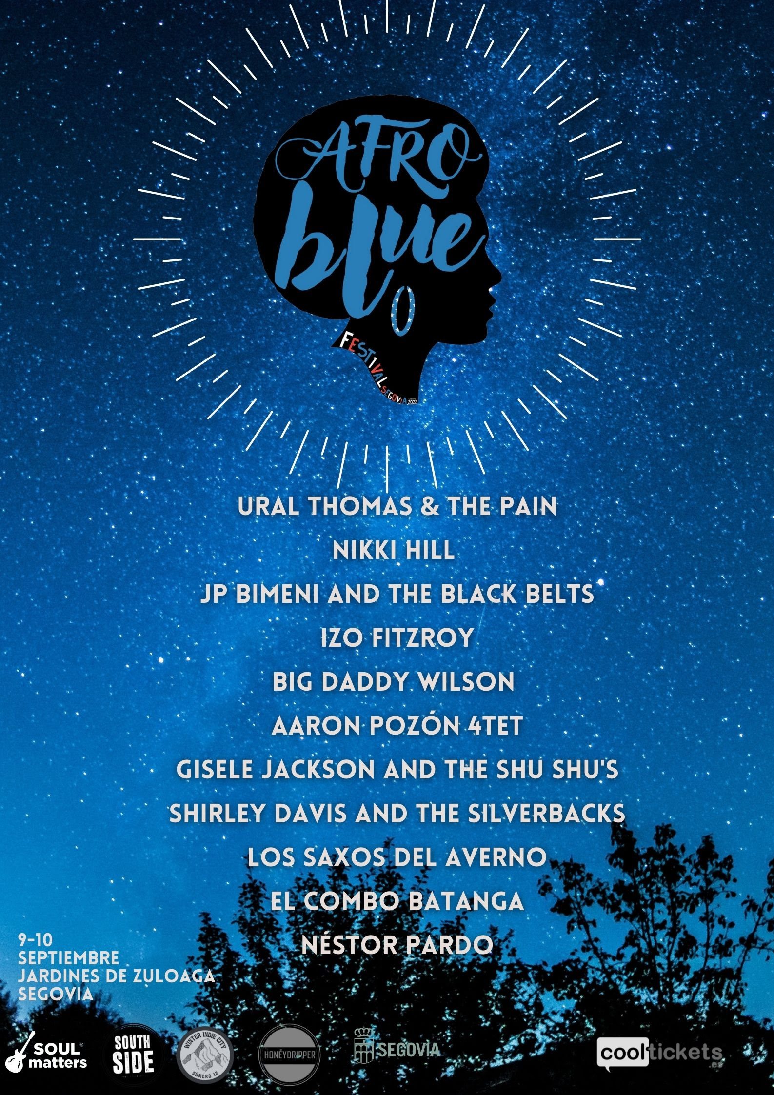 El festival internacional de música Afro Blue llega a Segovia el 9 y 10 de septiembre.