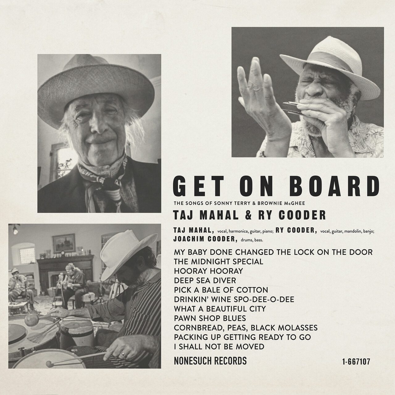 Taj Mahal and Ry Cooder – Get On Board: The Song of Sonny Terry and Brownie McGhee