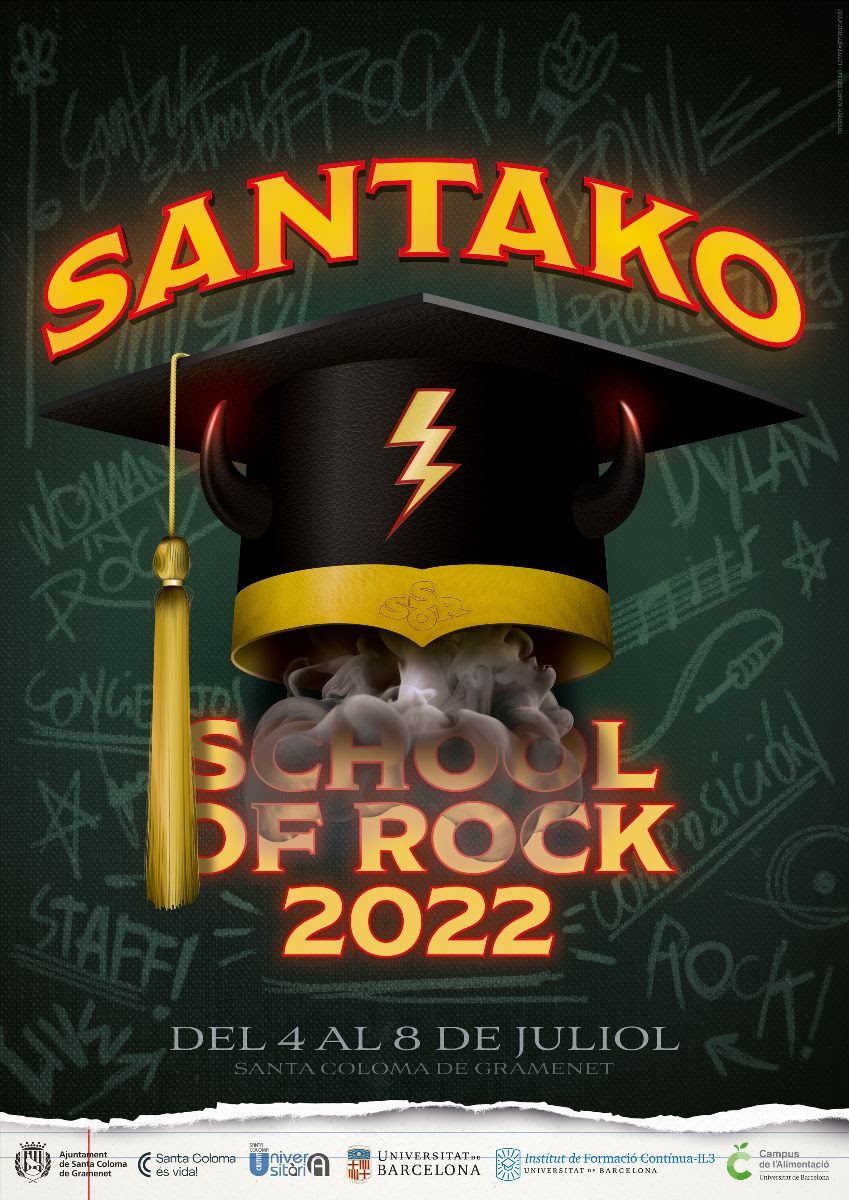 El 4 de julio arranca ‘Santako School Of Rock’, el curso universitario de rock de la Universitat de Barcelona