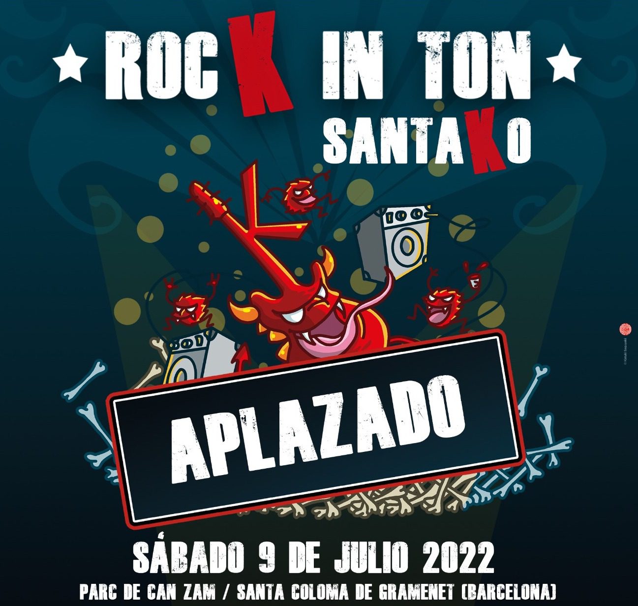 El festival Rock In Ton Santako se aplaza