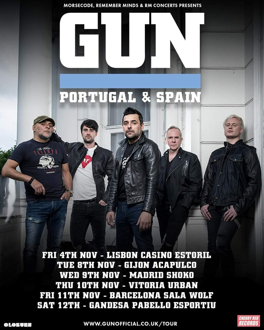 Próximo concierto de Gun en noviembre en Madrid
