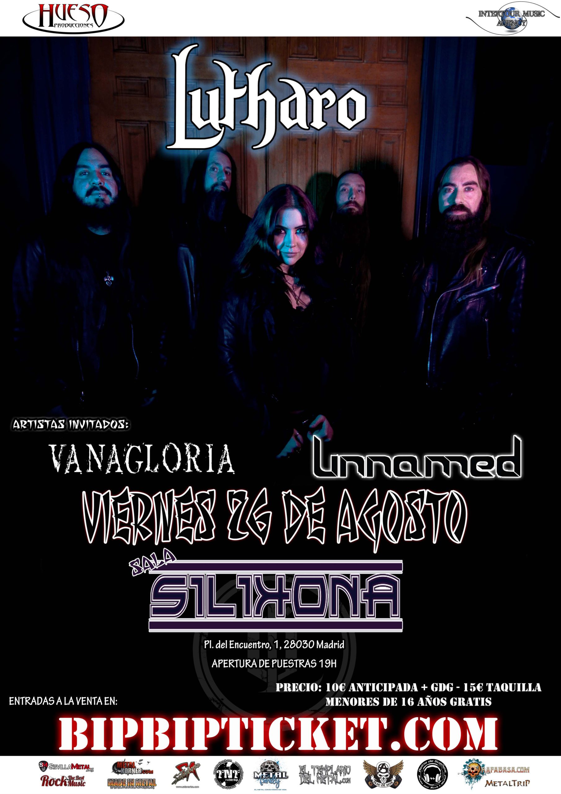 Lutharo (Canada) + Vanagloria y Unnamed en Madrid