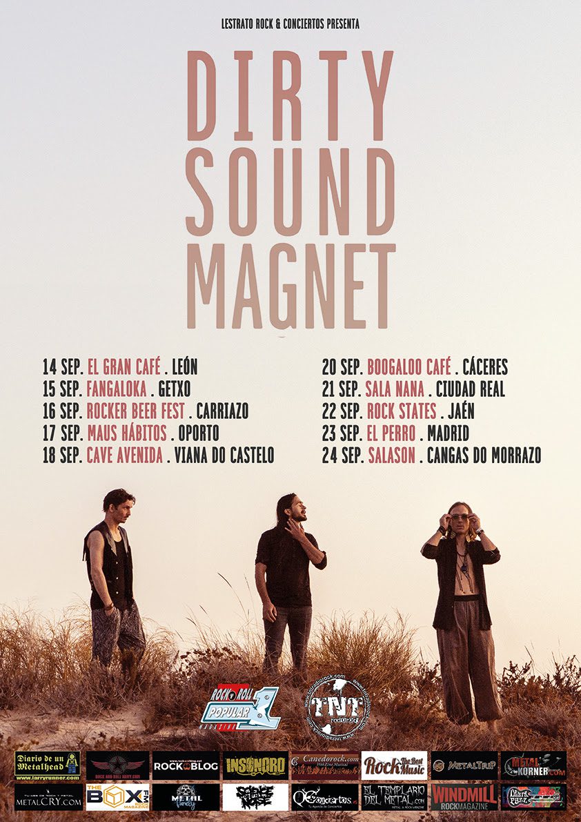 Los suizos DIRTY SOUND MAGNET aterrizan esta semana en la península para presentar su nuevo álbum «DSM III»