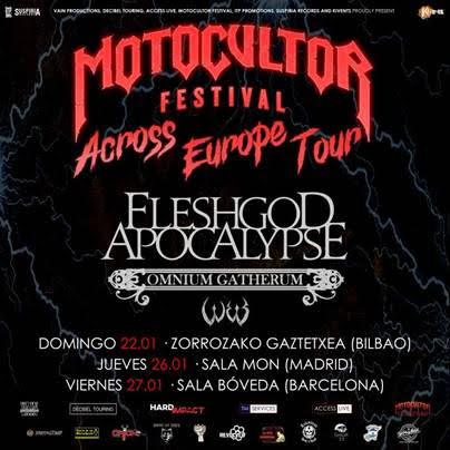 Fleshgod Apocalypse de gira por España en enero