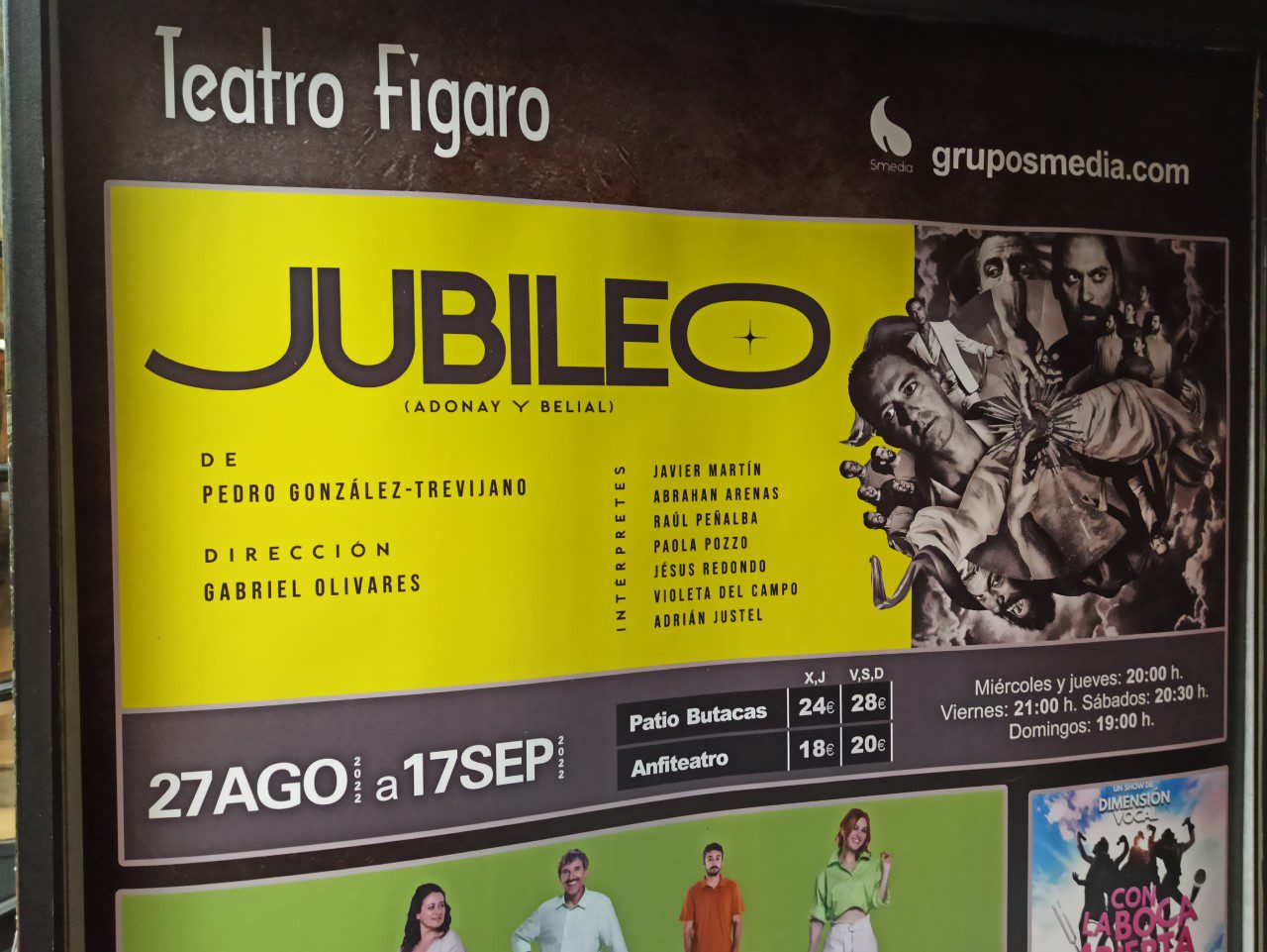Jubileo (Adonai y Belial) – Teatro Fígaro