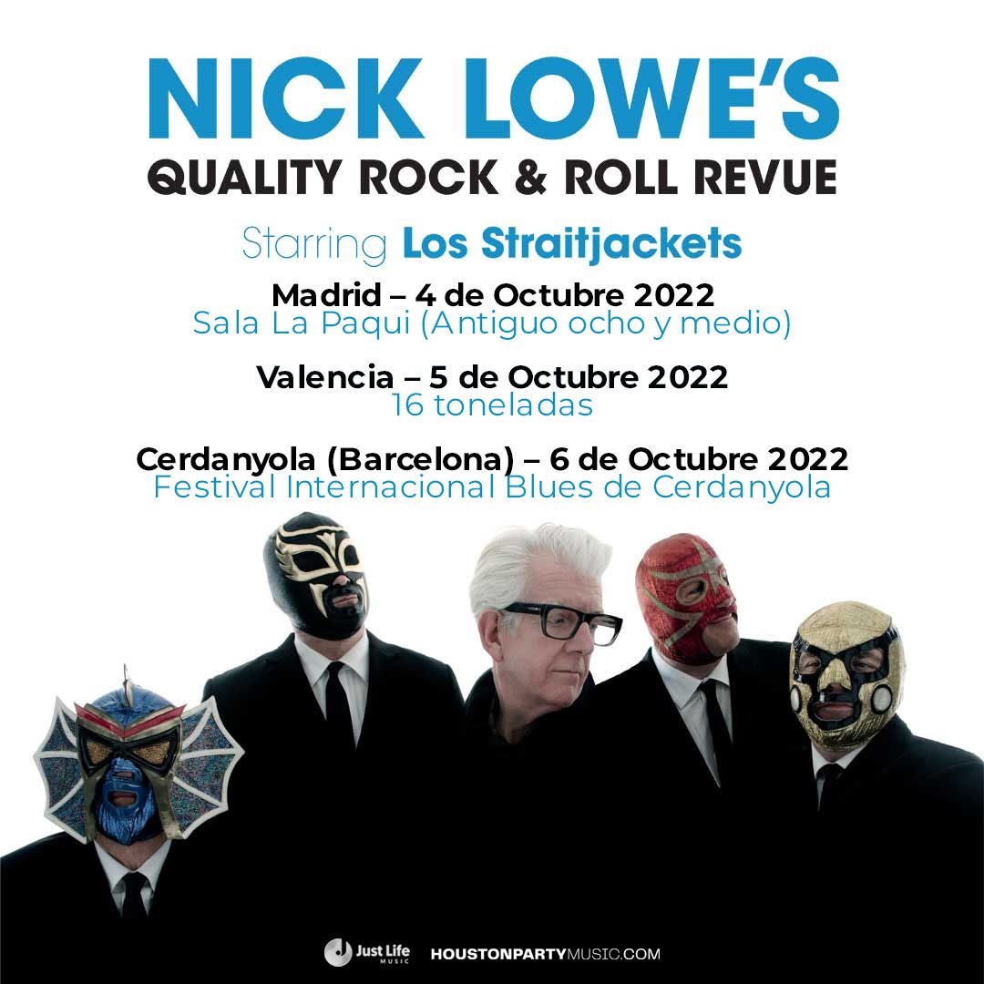 Nick Lowe & Los Straitjackets, de gira por España en octubre
