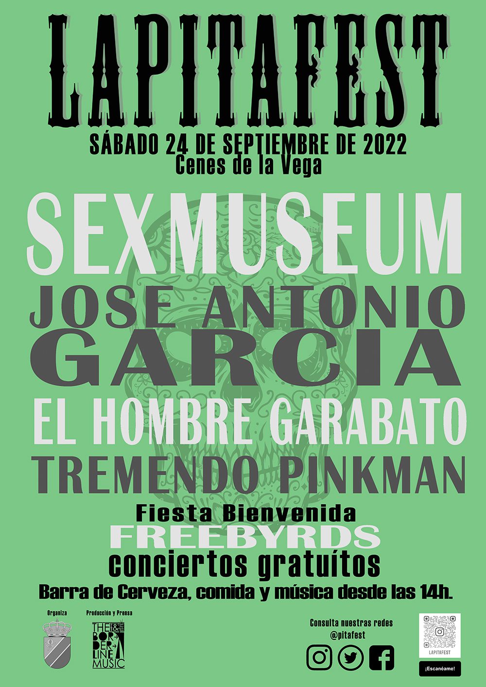 Cartel definitivo de la primera edición de La Pita Fest