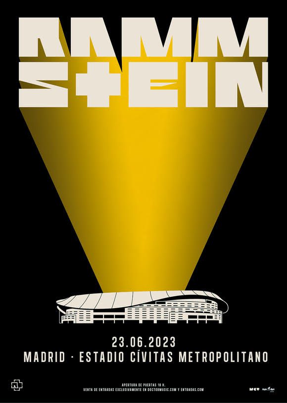 Rammstein en Madrid en junio de 2023