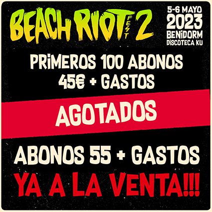 BALA y LA ÉLITE, las dos nuevas bandas para el Beach Riot Fest 2023 + Cambio del precio de los abonos
