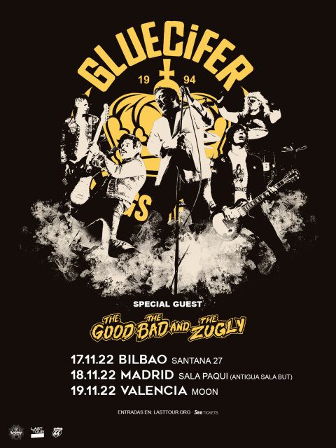Spanish Tour de Gluecifer con The Good The Bad & The Zugly en noviembre