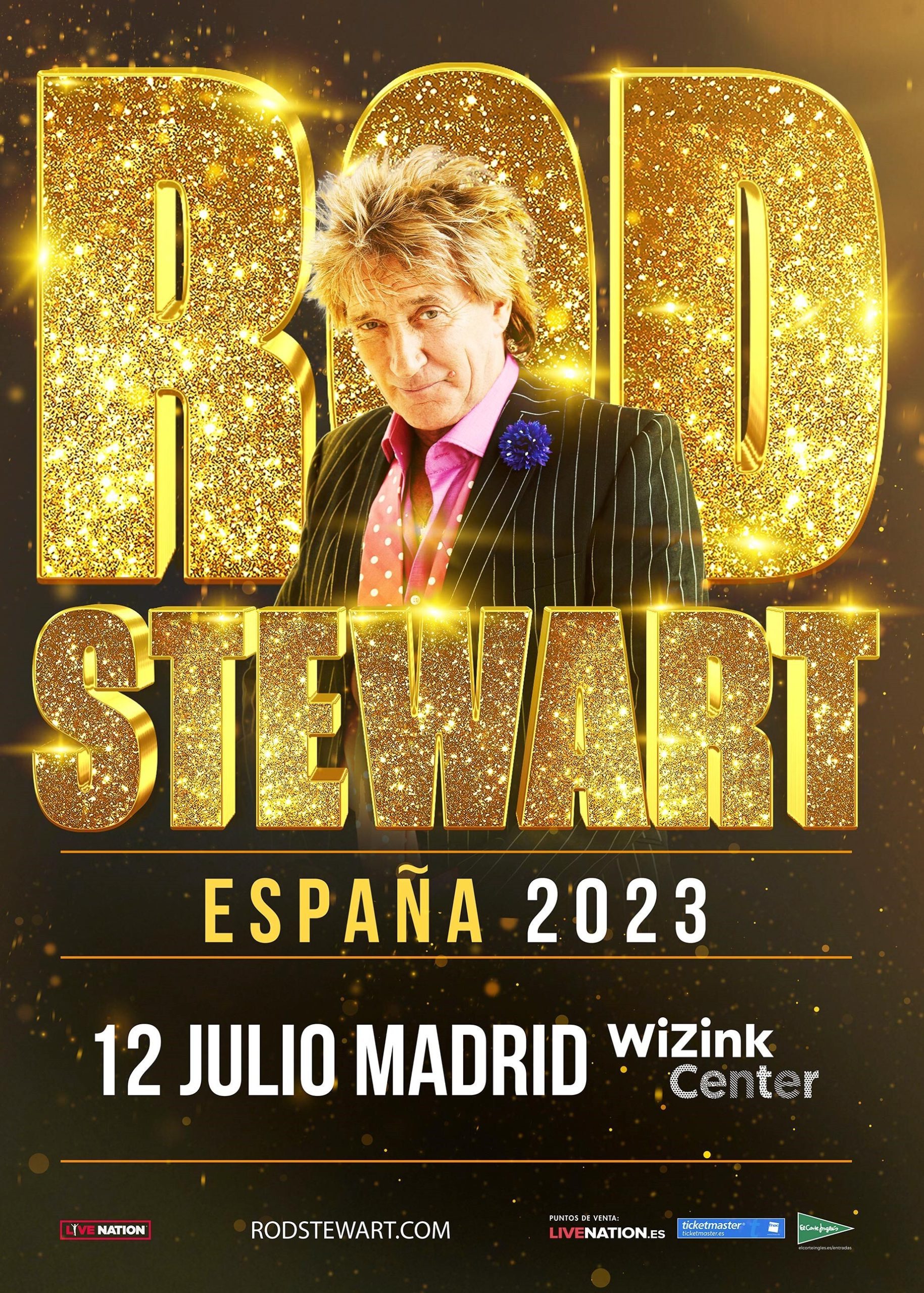 Rod Stewart en Madrid próximo 12 de julio