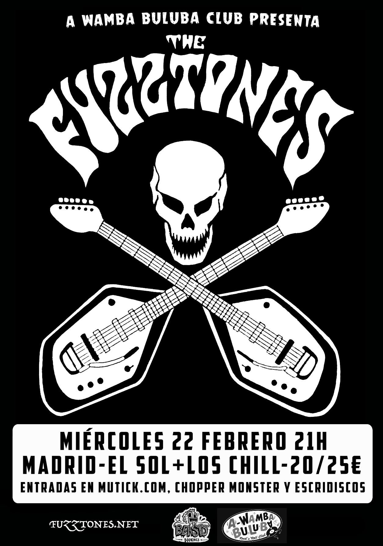 THE FUZZTONES actuará en Madrid y Barcelona en febrero